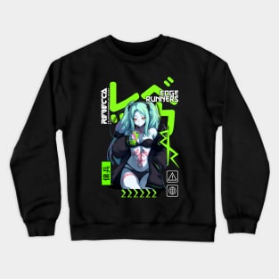 Rebecca Edgerunners Cyberpunk Crewneck Sweatshirt